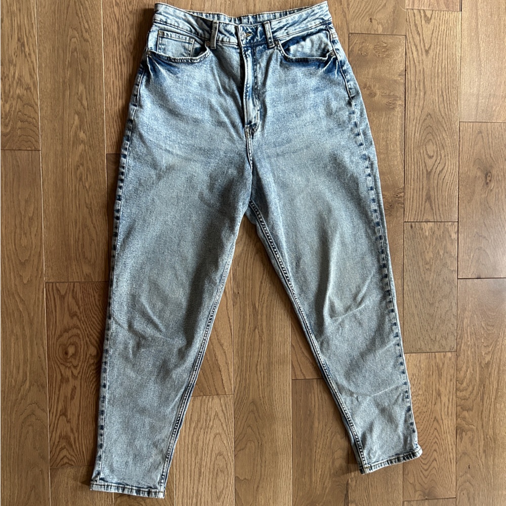 High Rise H&M Jeans Light Wash Denim